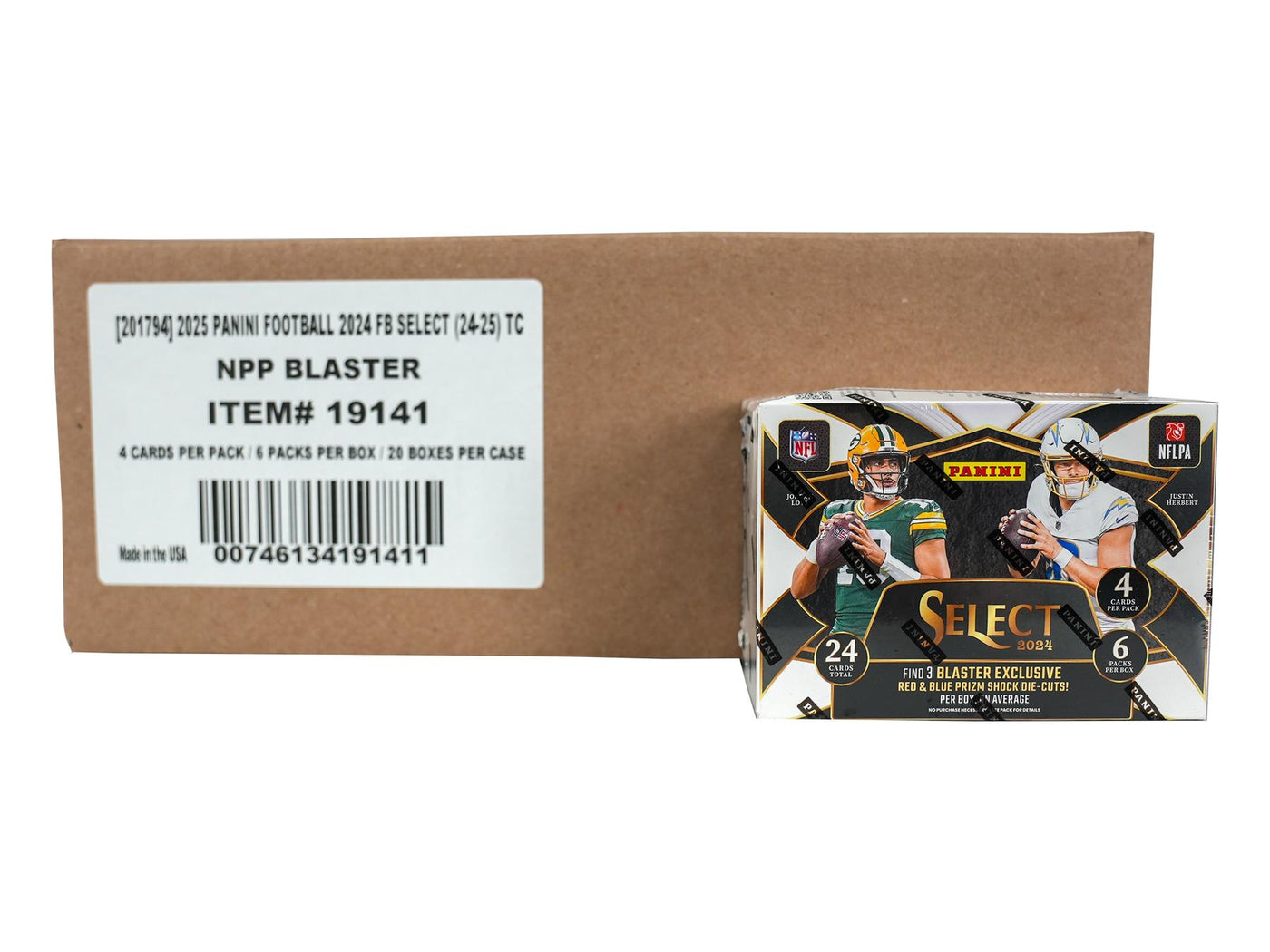 2024 Panini Select Football Blaster 20-Box Case (Red & Blue Prizms!)