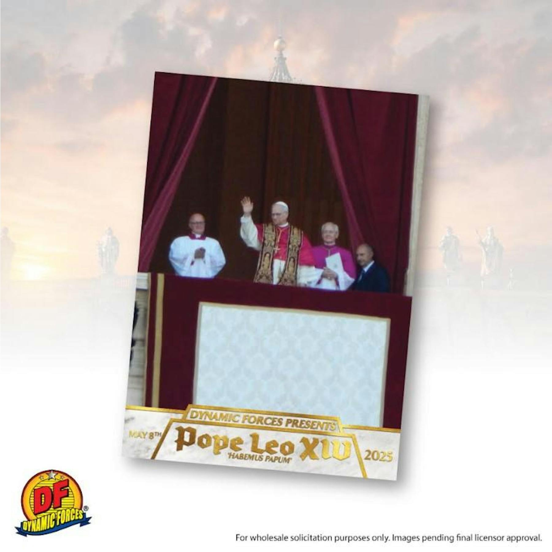 2025 Dynamic Forces Pope Leo XIV Collector's Trading Card Set Hobby 12-Box Case