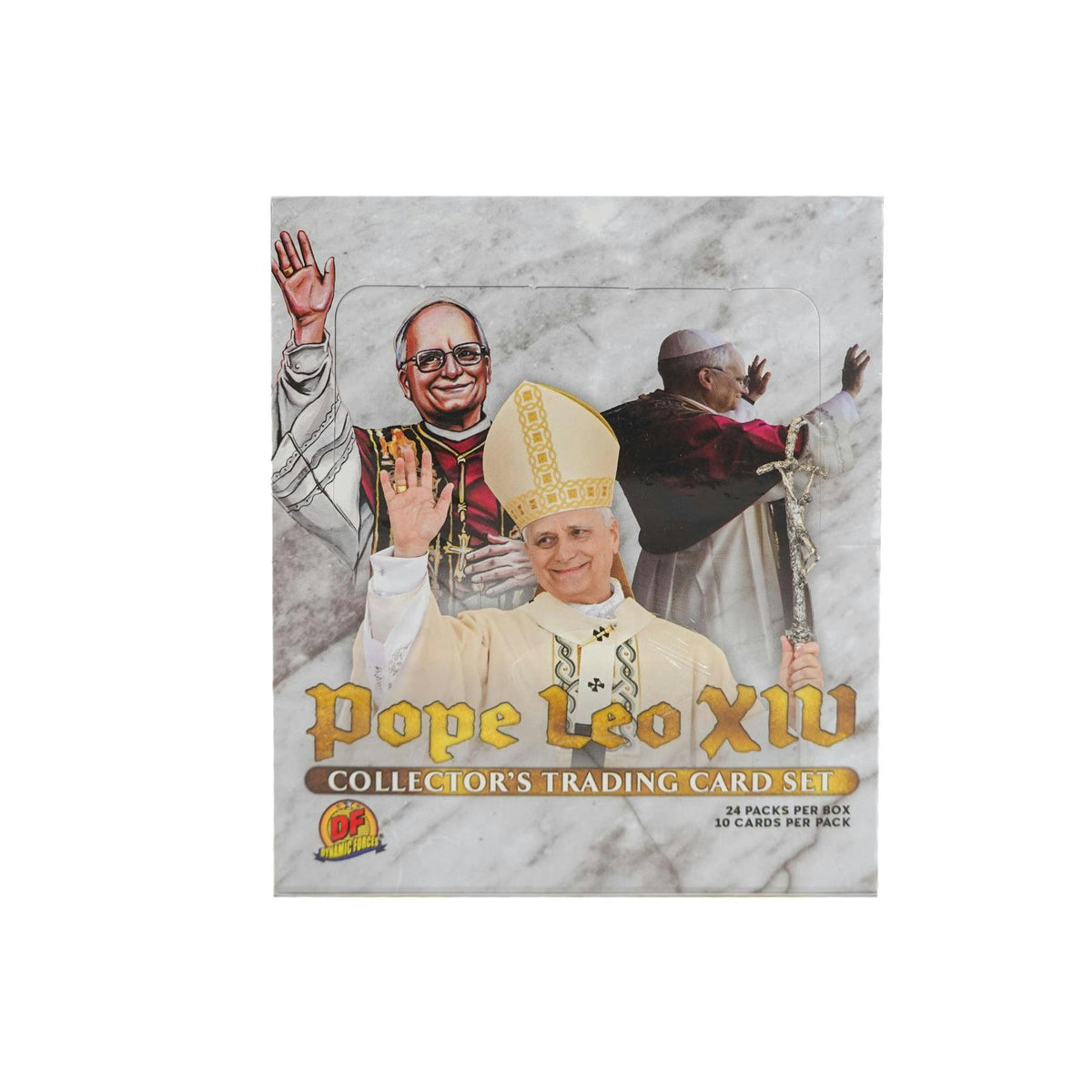 2025 Dynamic Forces Pope Leo XIV Collector's Trading Card Set Hobby 12-Box Case