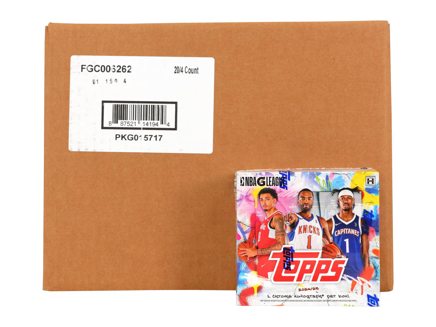 2024/25 Topps G-League Basketball Hobby 20-Box Case