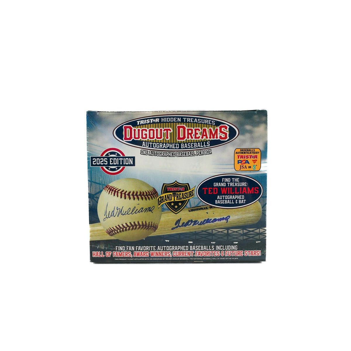 2025 TriStar Dugout Dreams Autographed Baseball 12-Box Case