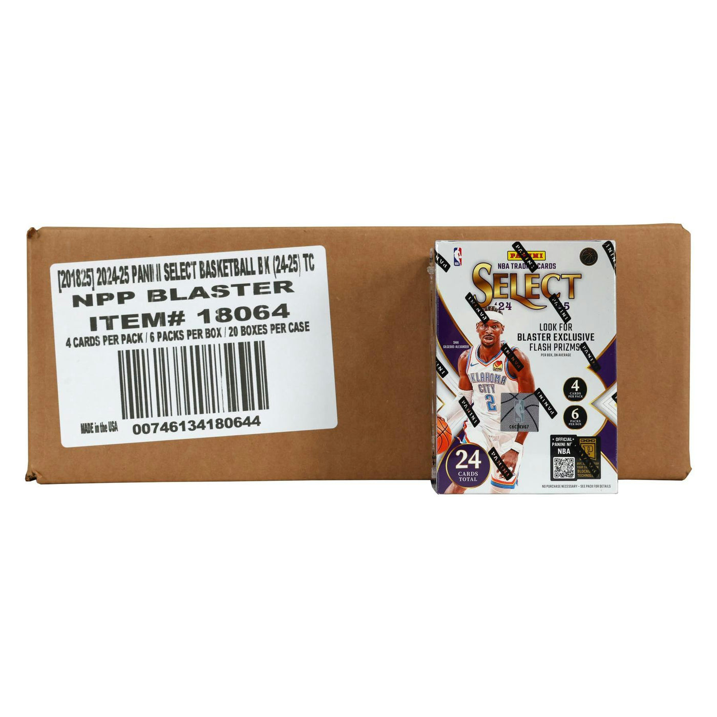2024/25 Panini Select Basketball Blaster 20-Box Case