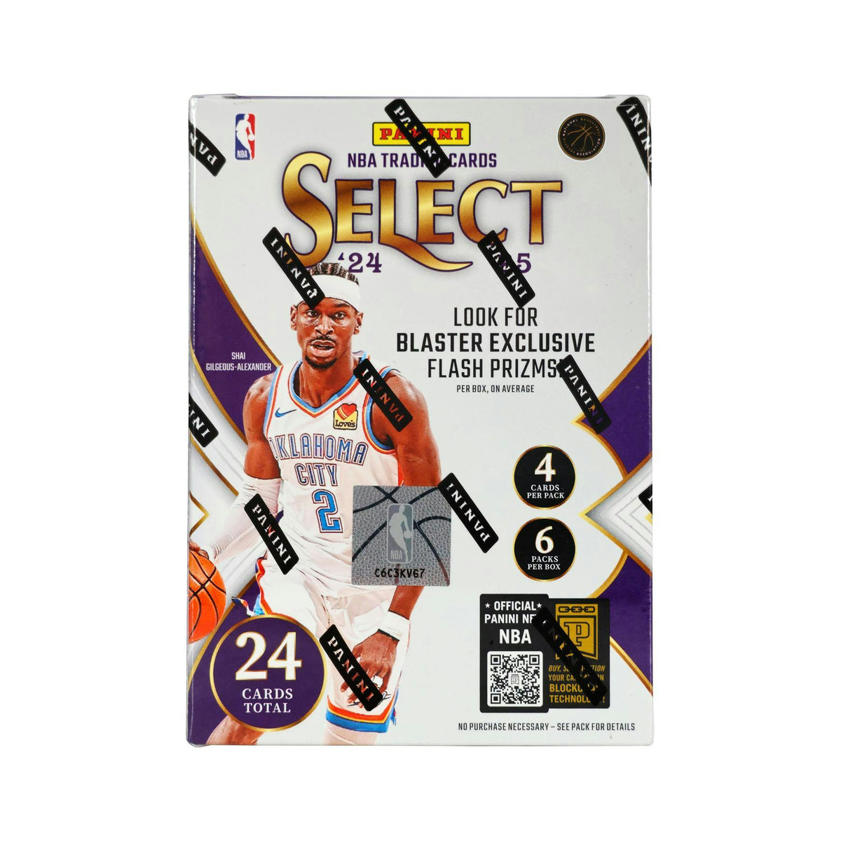 2024/25 Panini Select Basketball Blaster 20-Box Case