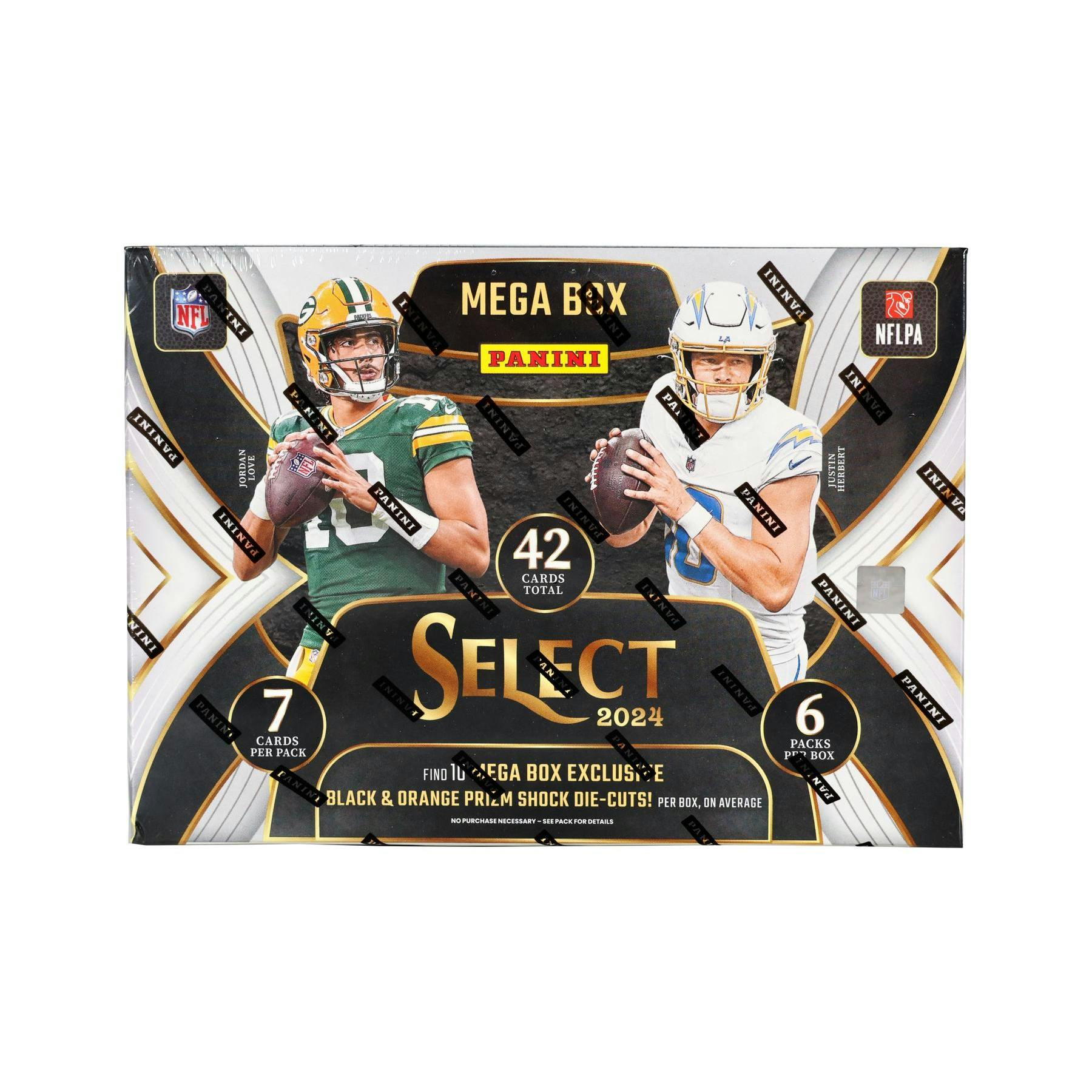 2024 Panini Select Football Mega Hobby Box (Black & Orange Prizms!)