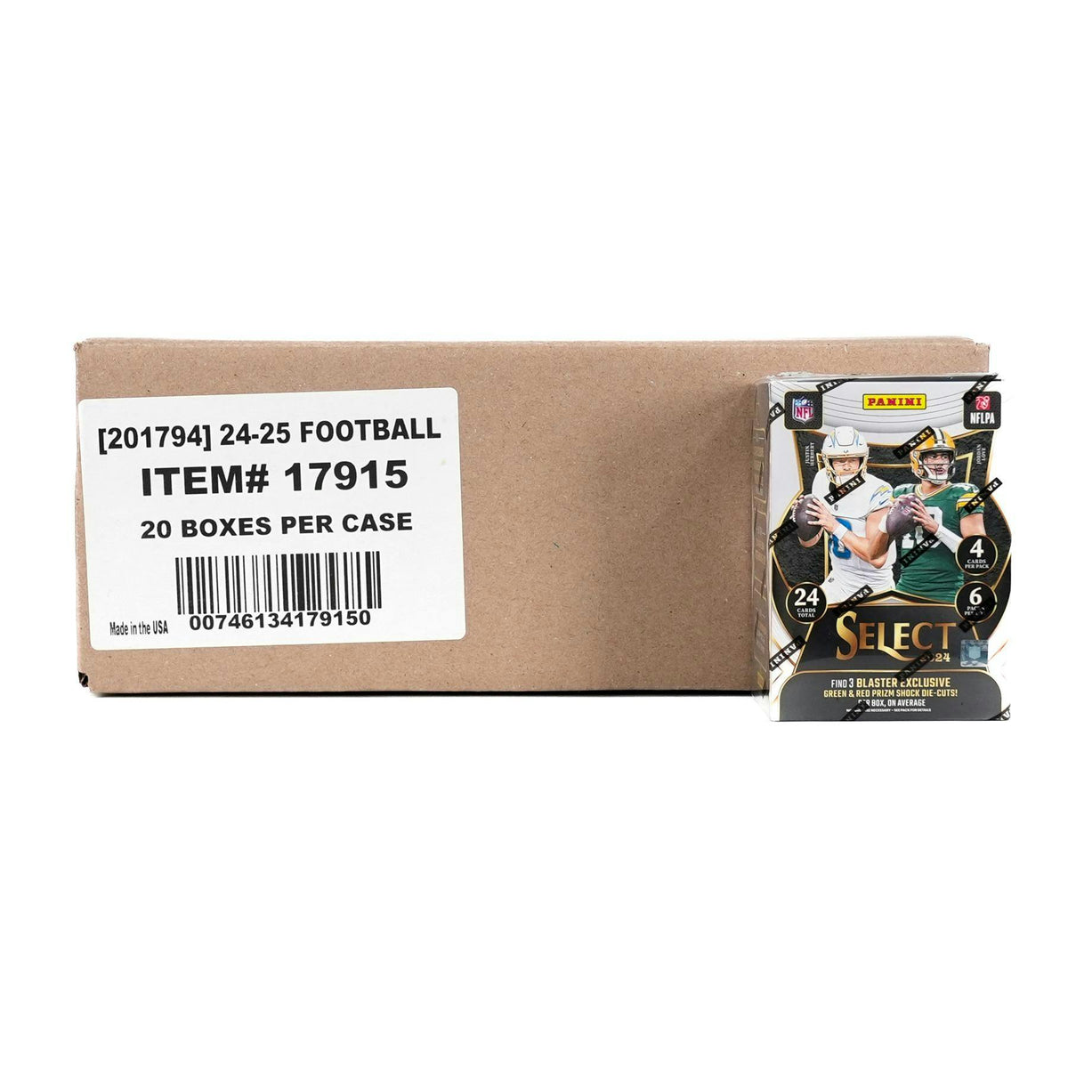 2024 Panini Select Football Blaster Hobby 20-Box Case