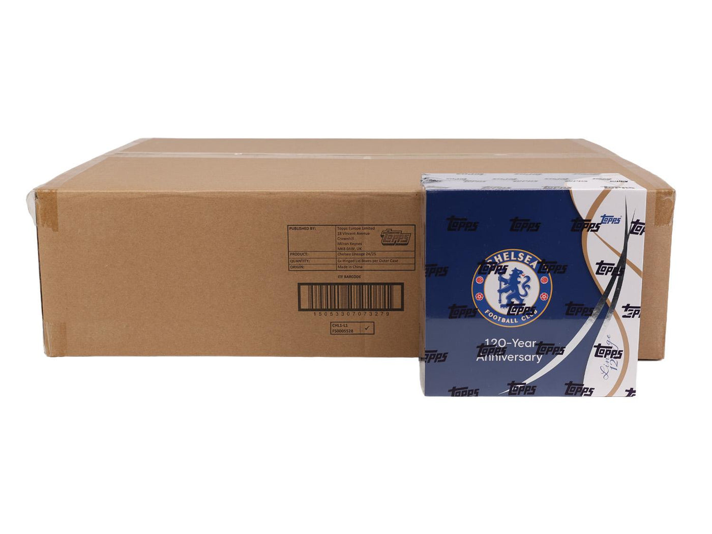 2024/25 Topps Chelsea Lineage 120 Years Anniversary Soccer Hobby 6-Box Case