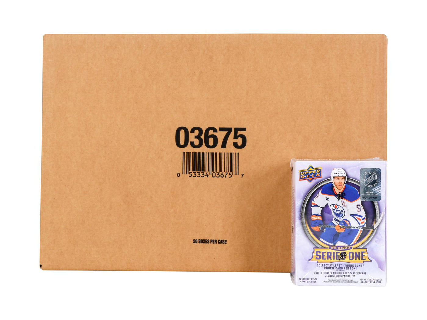 2025/26 Upper Deck Series 1 Hockey Blaster 20-Box Case