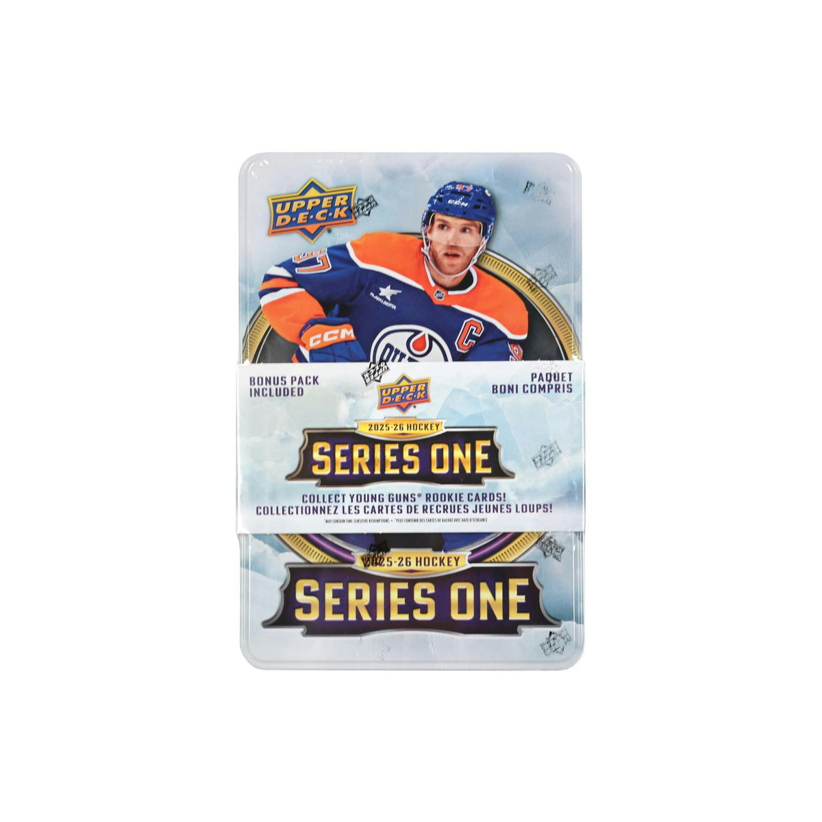 2025/26 Upper Deck Series 1 Hockey Tin (Box) Case (12 Ct.)