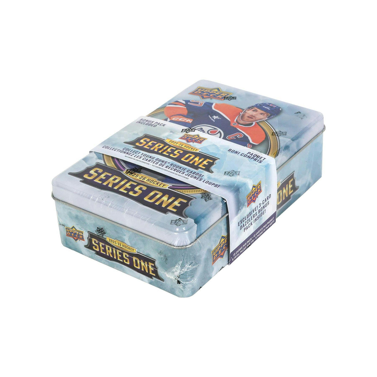 2025/26 Upper Deck Series 1 Hockey Tin (Box) Case (12 Ct.)