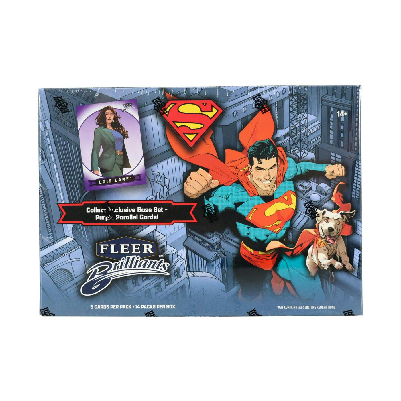 2025 Upper Deck Fleer Brilliants Superman Mega 20-Box Case