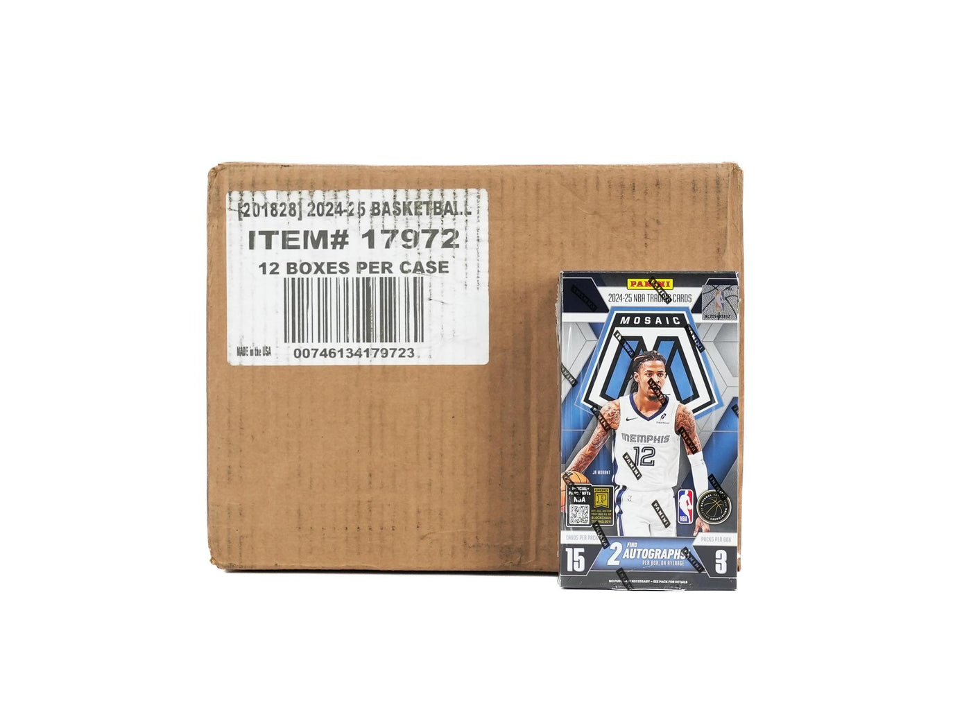 2024/25 Panini Mosaic Basketball Hobby 12-Box Case