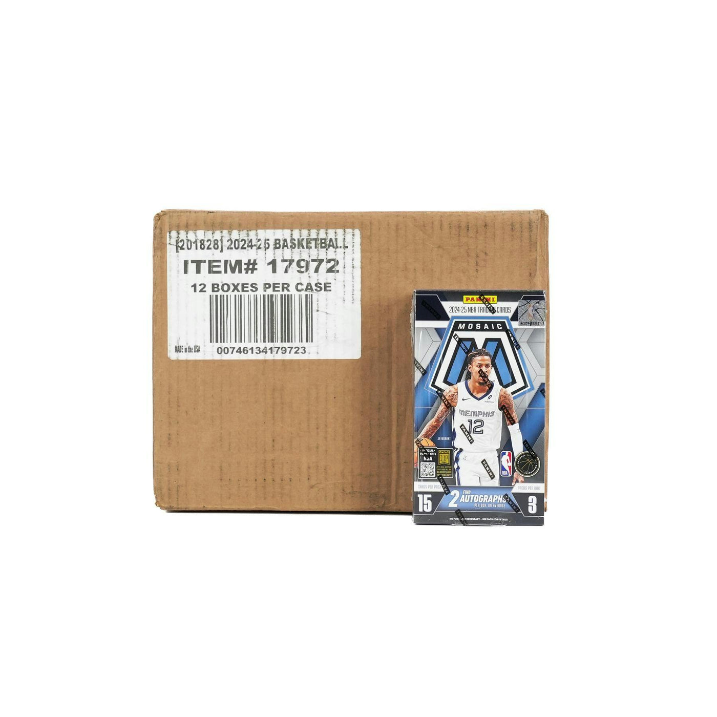 2024/25 Panini Mosaic Basketball Hobby 12-Box Case