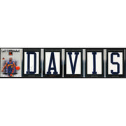 2007/08 Topps Letterman Basketball #BD Baron Davis Name Booklet Patch Auto #10/19