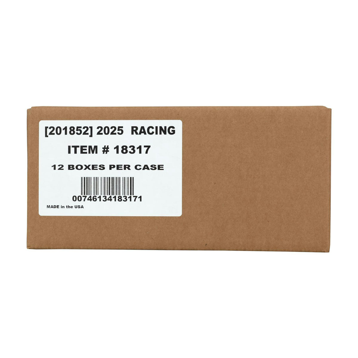 2025 Panini Select NASCAR Racing Hobby 12-Box Case