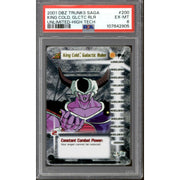 Score Dragon Ball Z Trunks Saga King Cold, Galactic Ruler 200 High Tech 9/9 FOIL PSA 6
