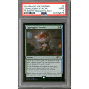 Magic the Gathering Holiday Promo Eggnogger's 'Stache PSA 9 NEAR MINT