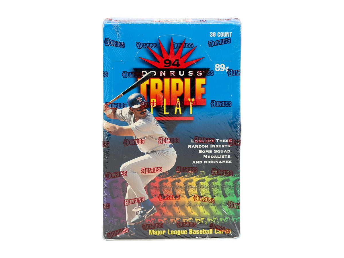 1994 Donruss Triple Play Baseball Hobby Box