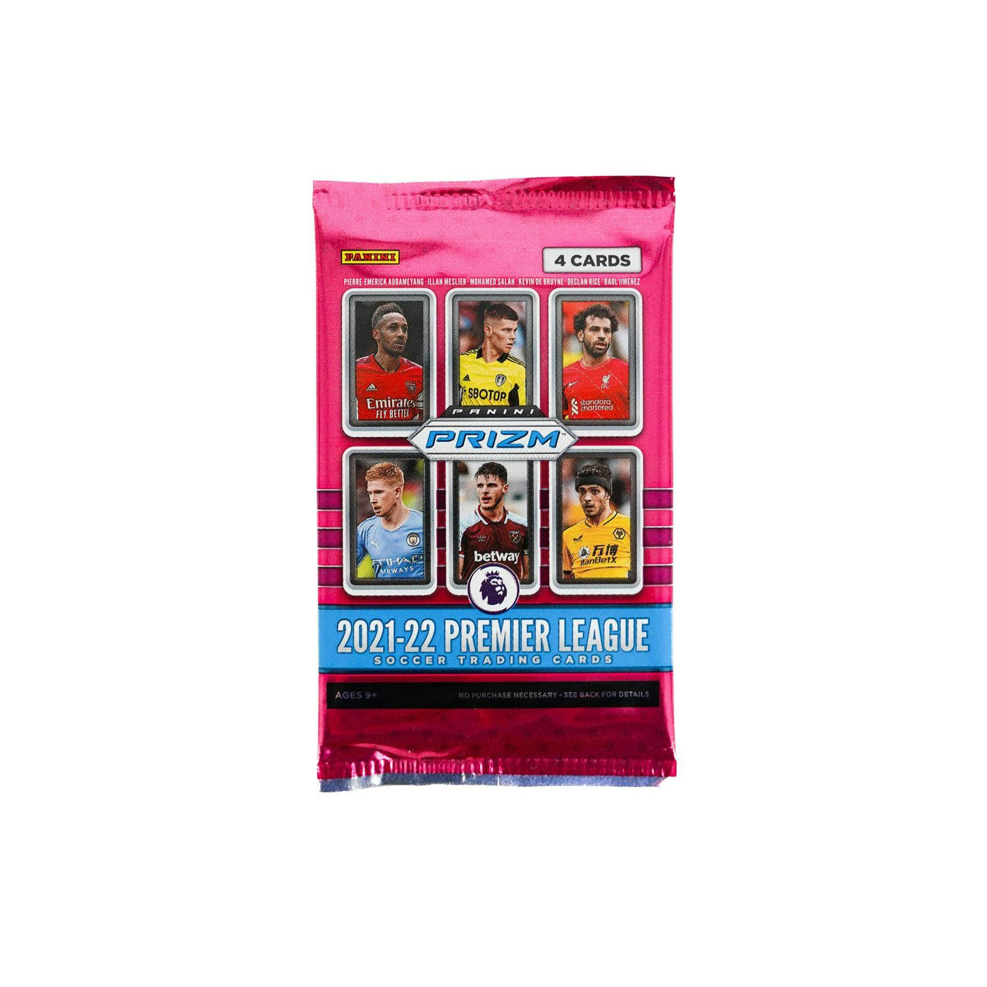 2021/22 Panini Prizm Premier League EPL Soccer Retail Pack (Lot of 24 = 1 Box)