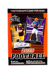 2025 Leaf Metal Football Blaster Box