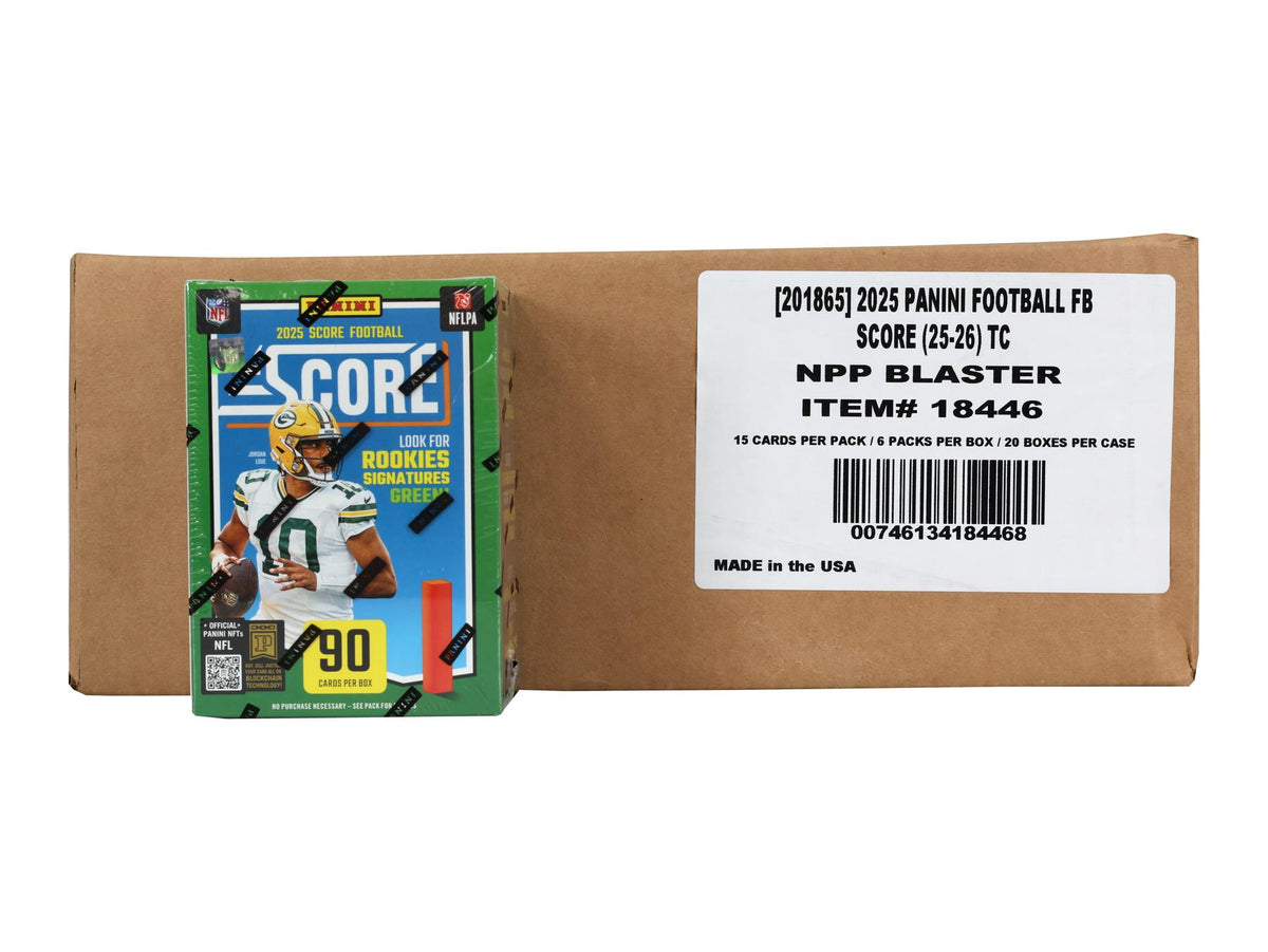 2025 Panini Score Football Blaster 20-Box Case