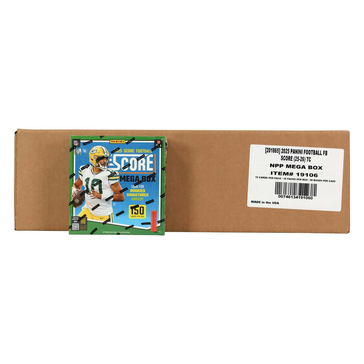 2025 Panini Score Football Mega 20-Box Case