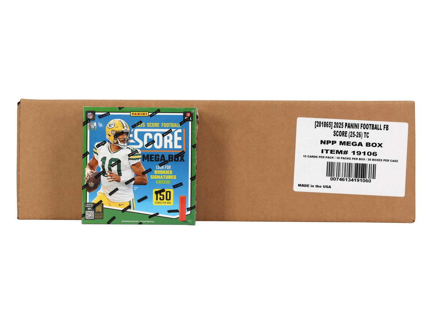 2025 Panini Score Football Mega 20-Box Case