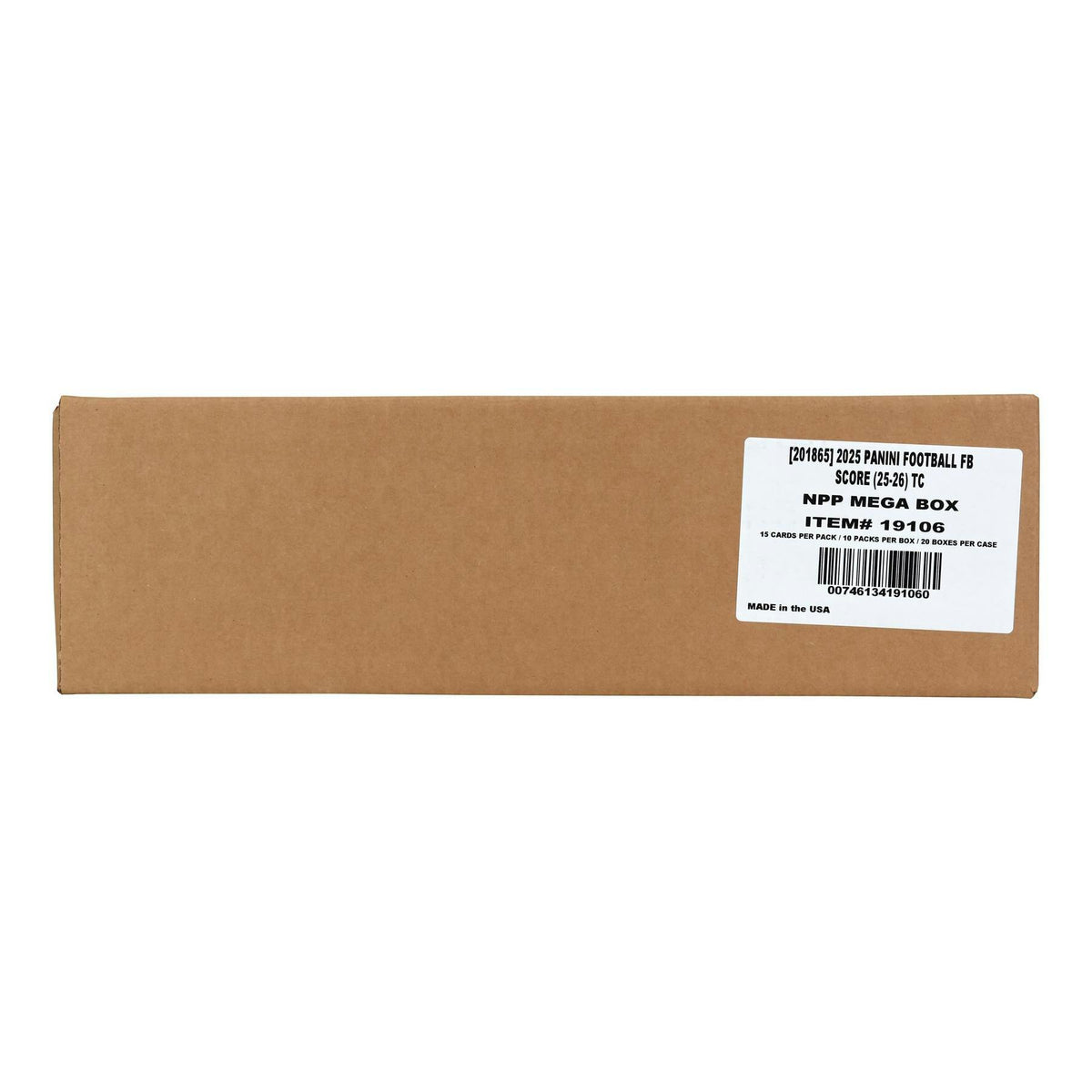 2025 Panini Score Football Mega 20-Box Case