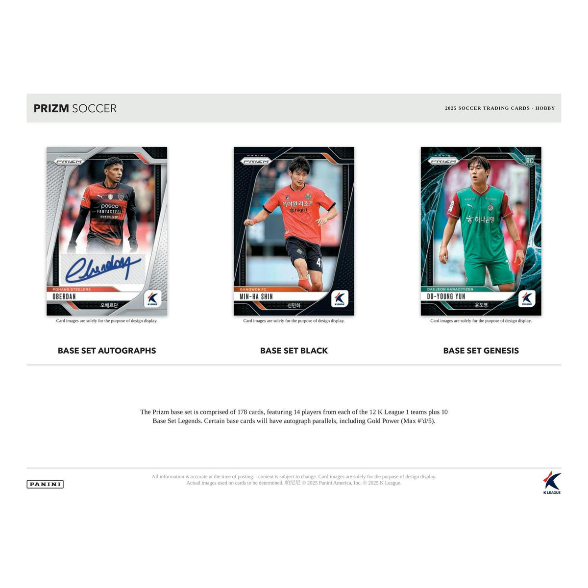 2025 Panini Prizm K League Soccer Hobby Box
