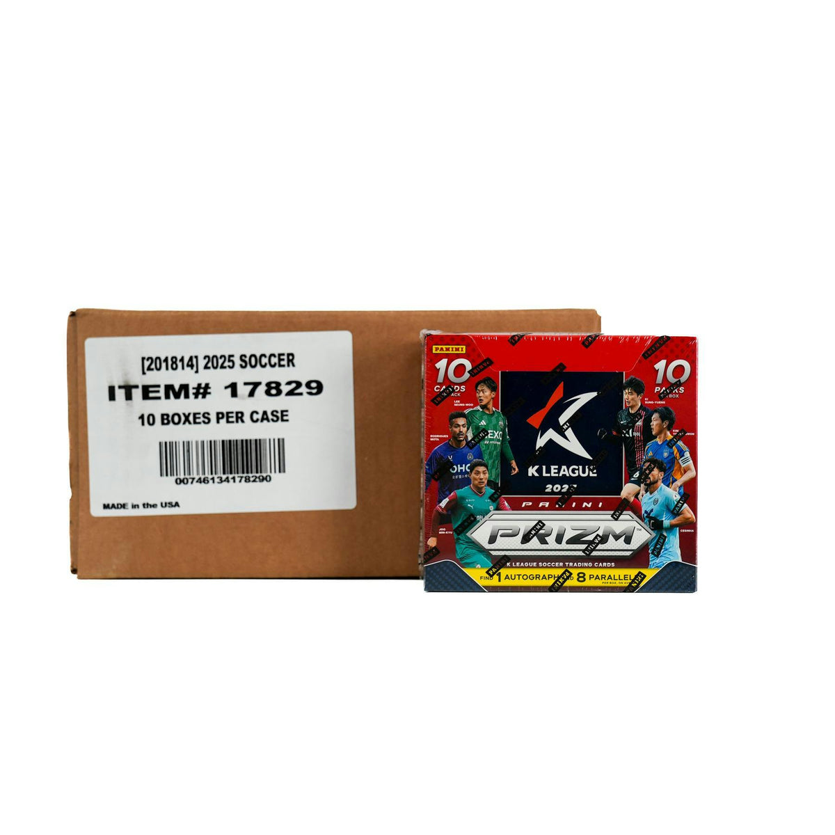 2025 Panini Prizm K League Soccer Hobby 10-Box Case