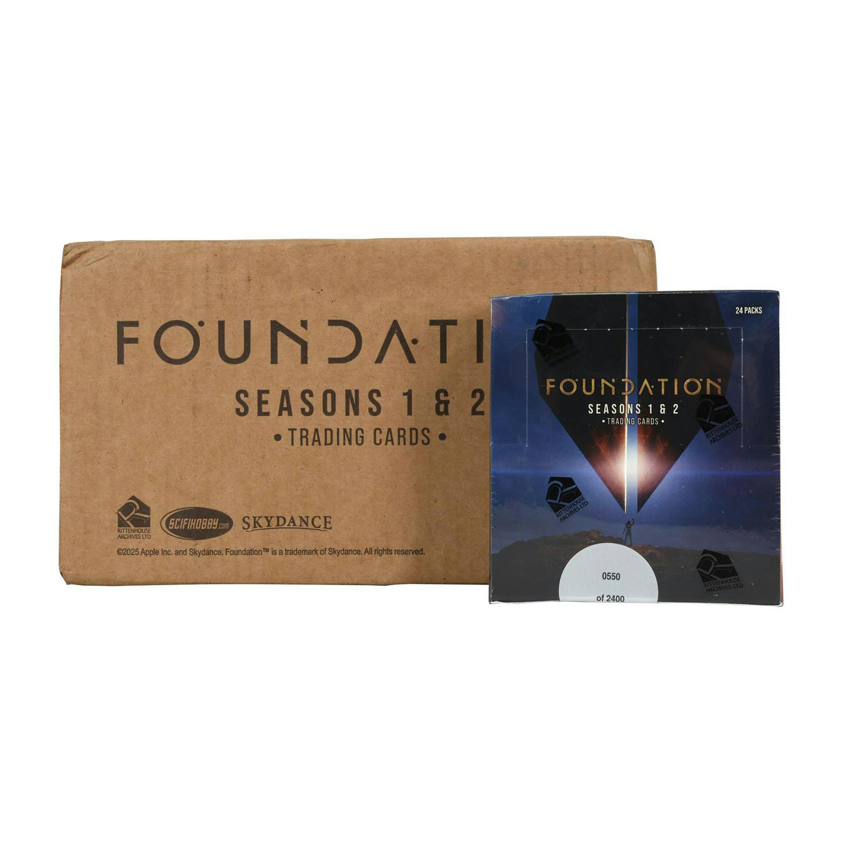 2025 Rittenhouse Foundation Seasons 1 & 2 Trading Cards Hobby 12-Box Case