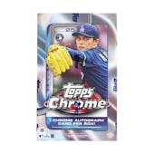 2025 Topps Chrome Baseball Hobby Box