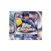2025 Topps Chrome Baseball Hobby Jumbo Box