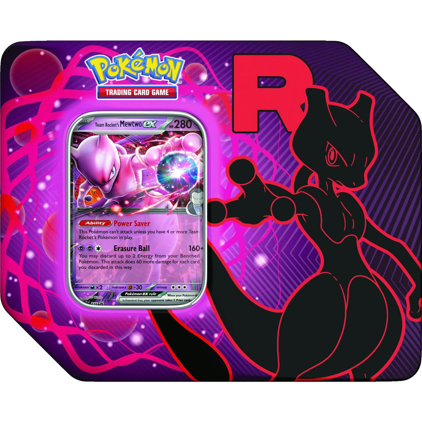 Pokemon Team Rocket 6-Tin Case
