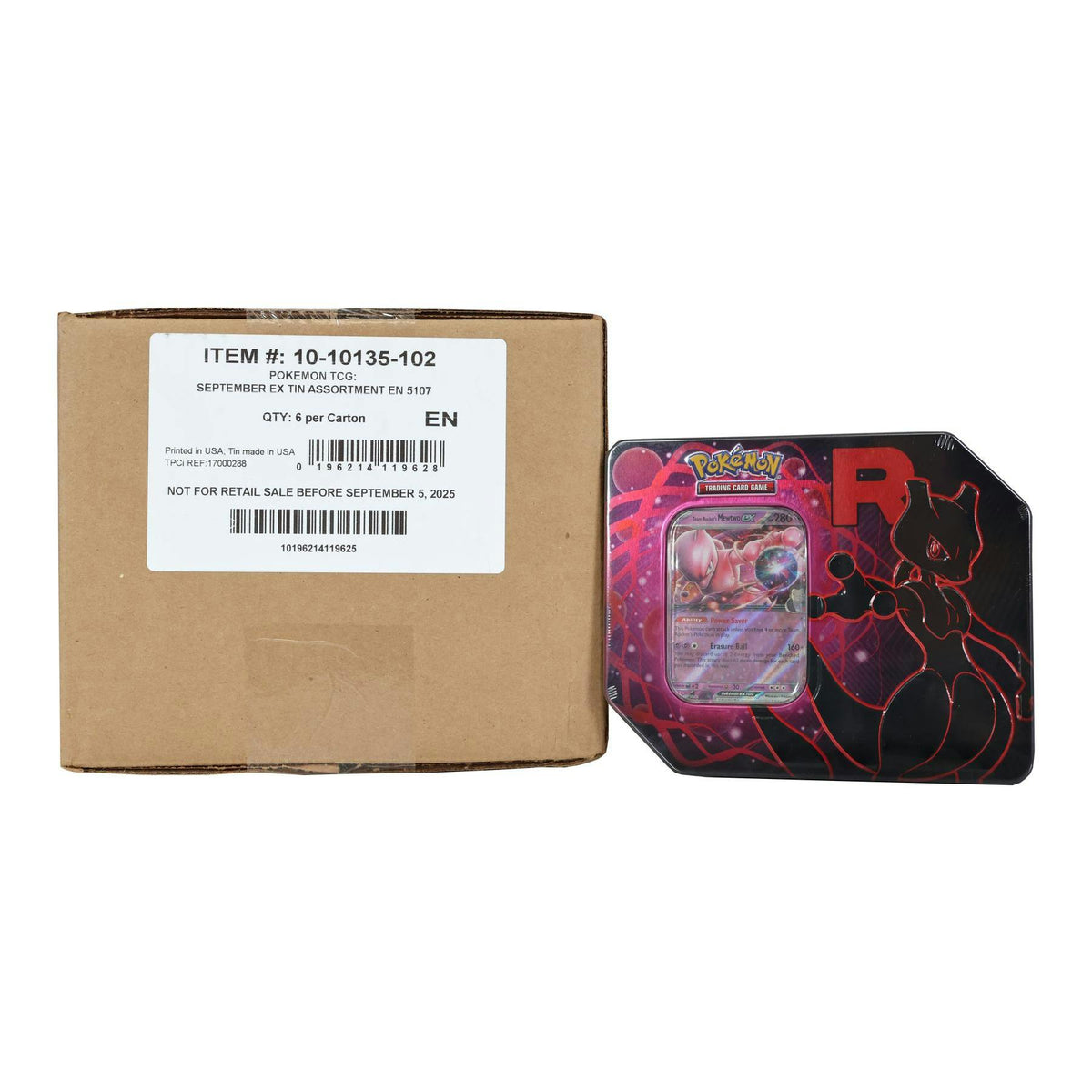 Pokemon Team Rocket 6-Tin Case