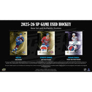 2025/26 Upper Deck SP Game Used Hockey Hobby Box