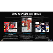 2025/26 Upper Deck SP Game Used Hockey Hobby 20-Box Case