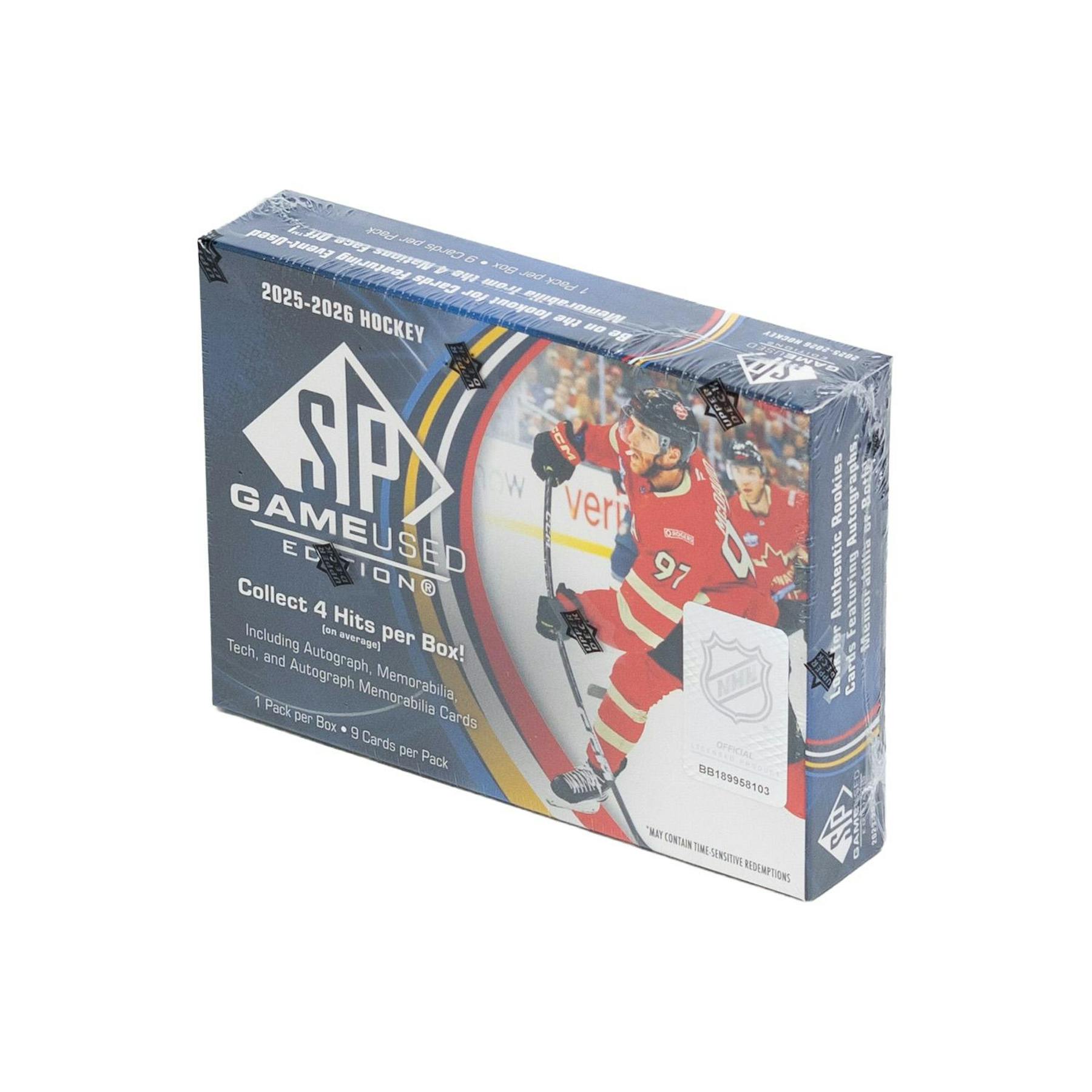 2025/26 Upper Deck SP Game Used Hockey Hobby Box