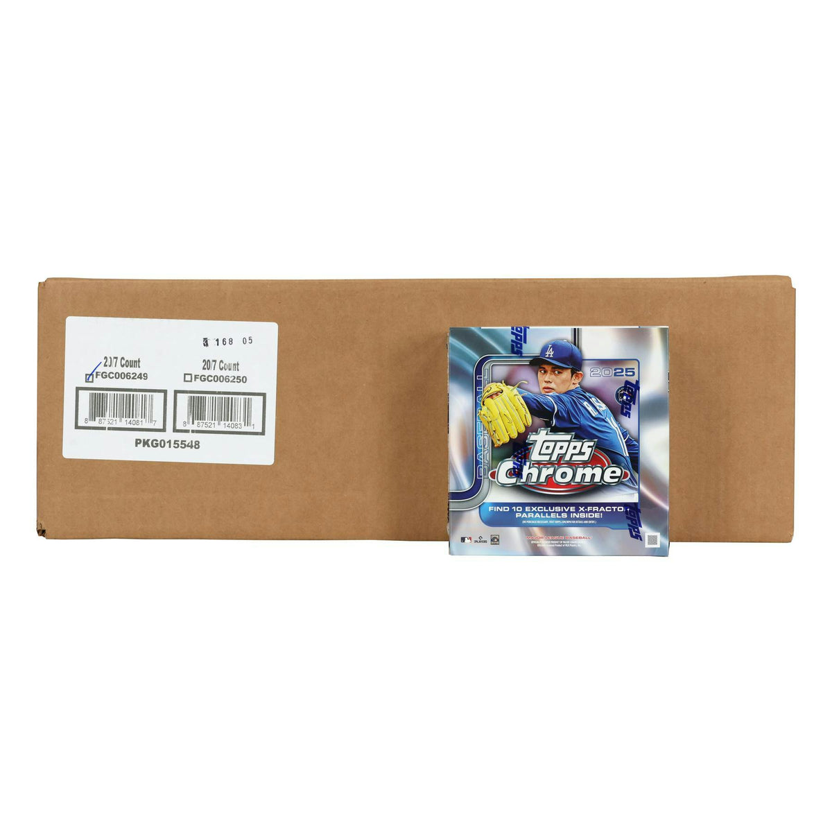2025 Topps Chrome Baseball Mega 20-Box Case