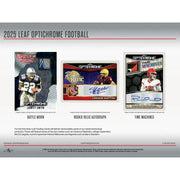 2025 Leaf Optichrome Football Hobby Jumbo Box