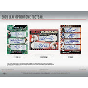 2025 Leaf Optichrome Football Hobby Jumbo Box