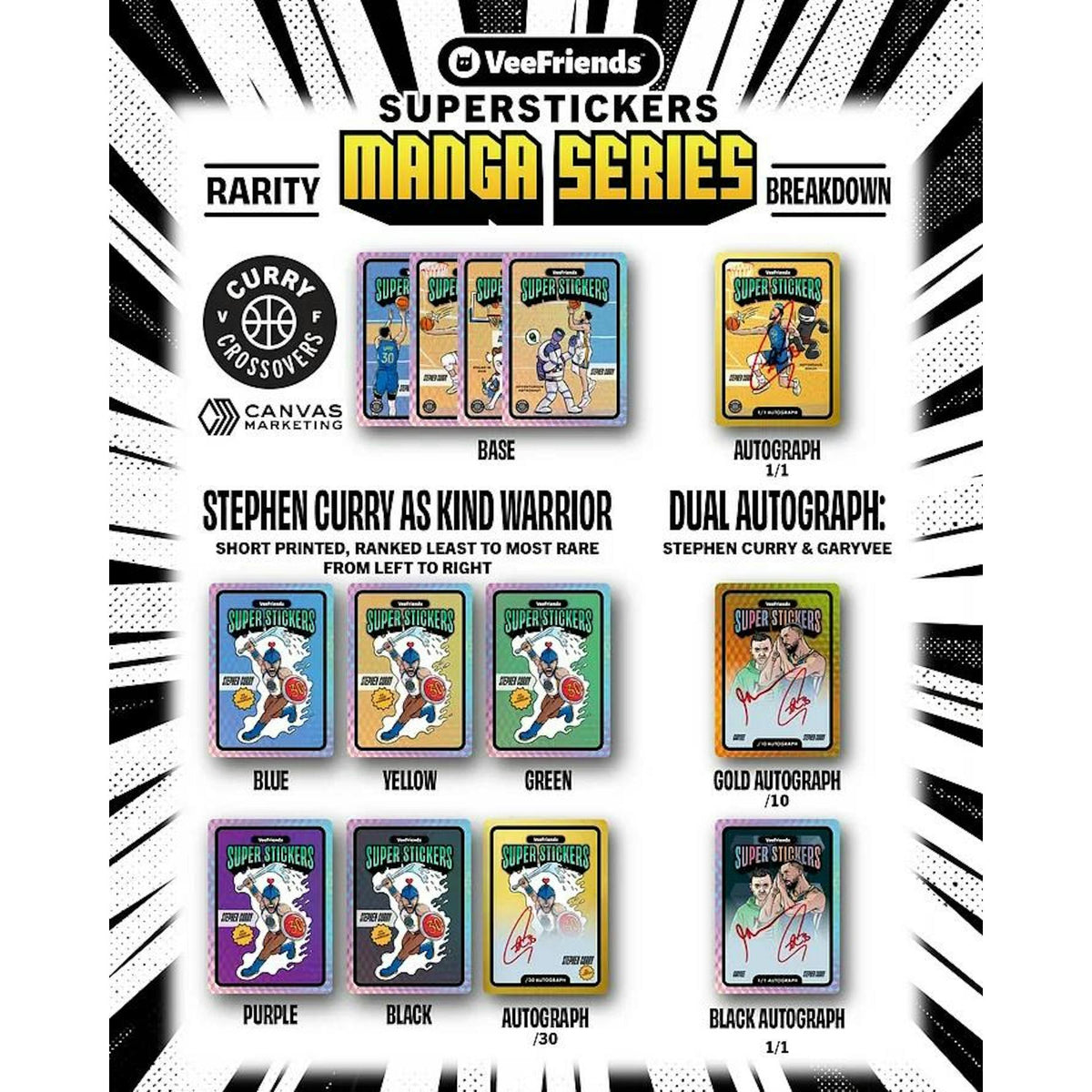 Veefriends Superstickers Manga Series Sticker 12-Box Case