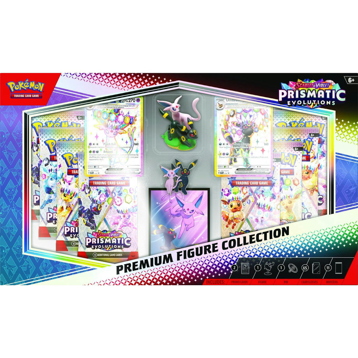 Pokemon Scarlet & Violet: Prismatic Evolutions Premium Figure Collection Box