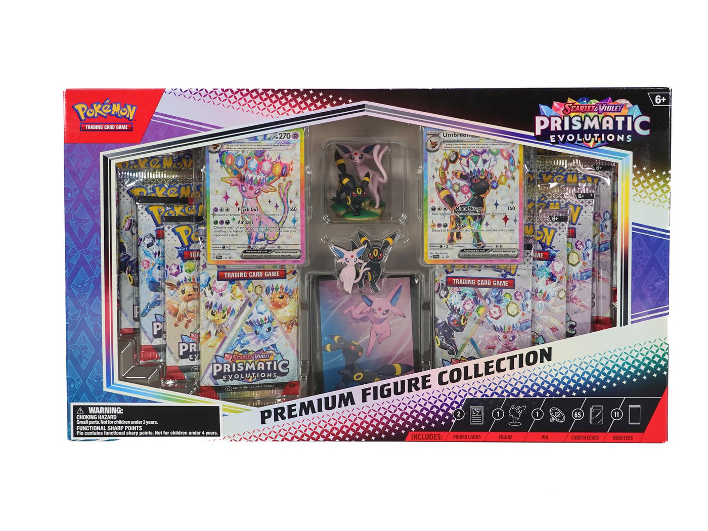 Pokemon Scarlet & Violet: Prismatic Evolutions Premium Figure Collection Box