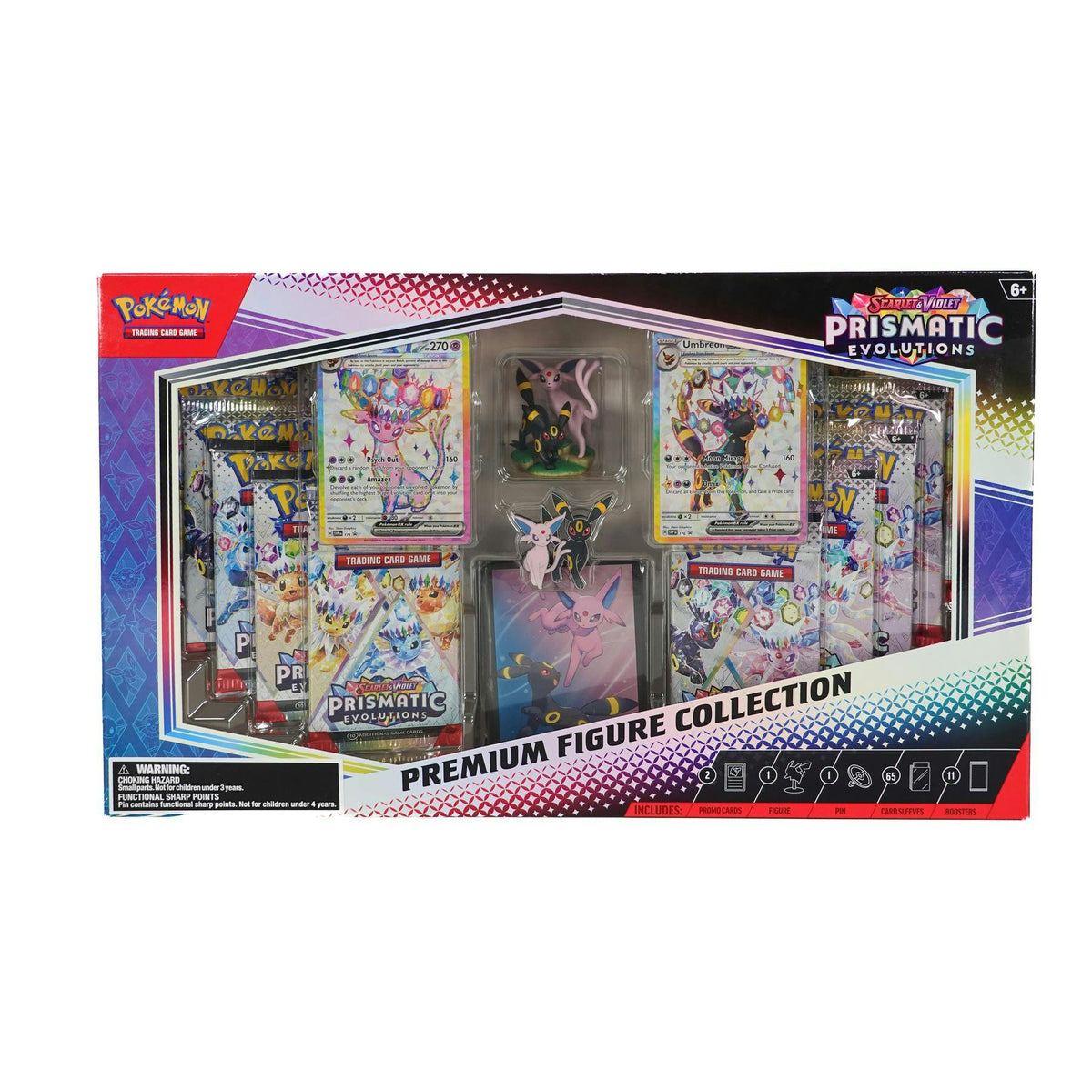 Pokemon Scarlet & Violet: Prismatic Evolutions Premium Figure Collection Box
