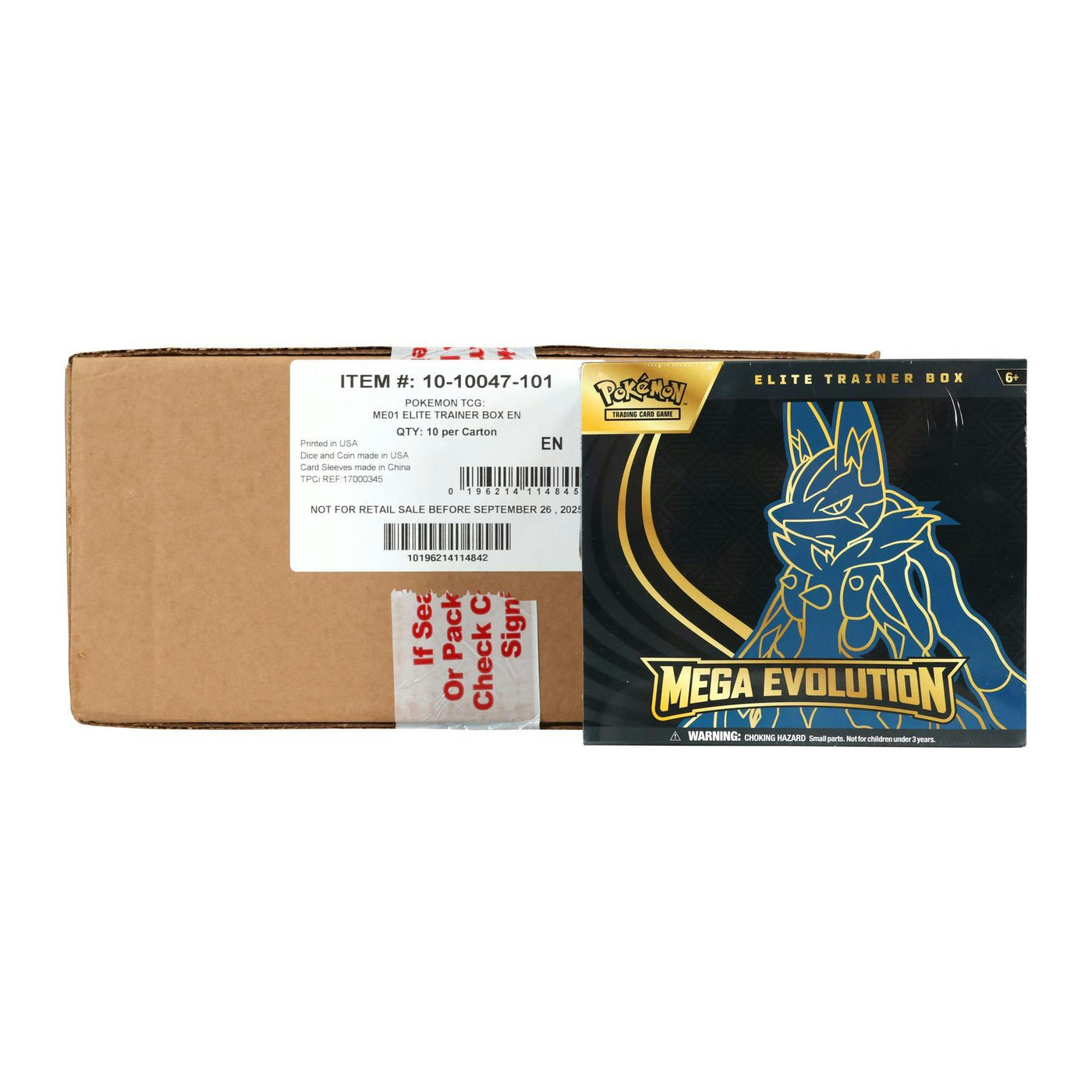Pokemon Mega Evolution Elite Trainer 10-Box Case