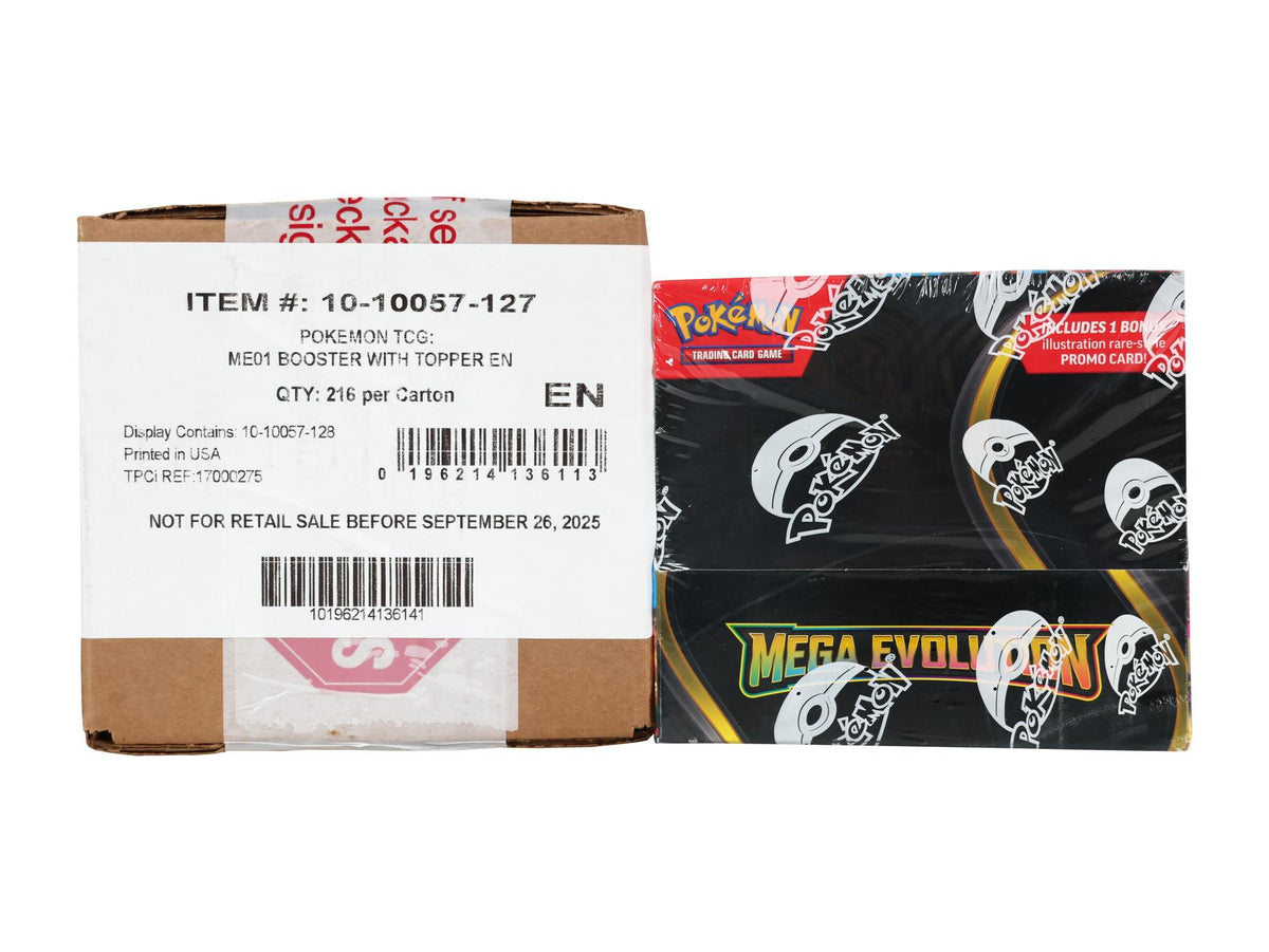 Pokemon Mega Evolution Enhanced Booster 6-Box Case