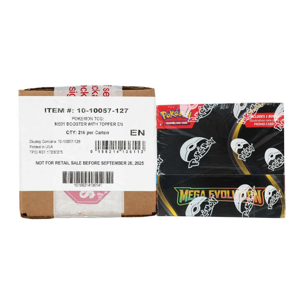 Pokemon Mega Evolution Enhanced Booster 6-Box Case