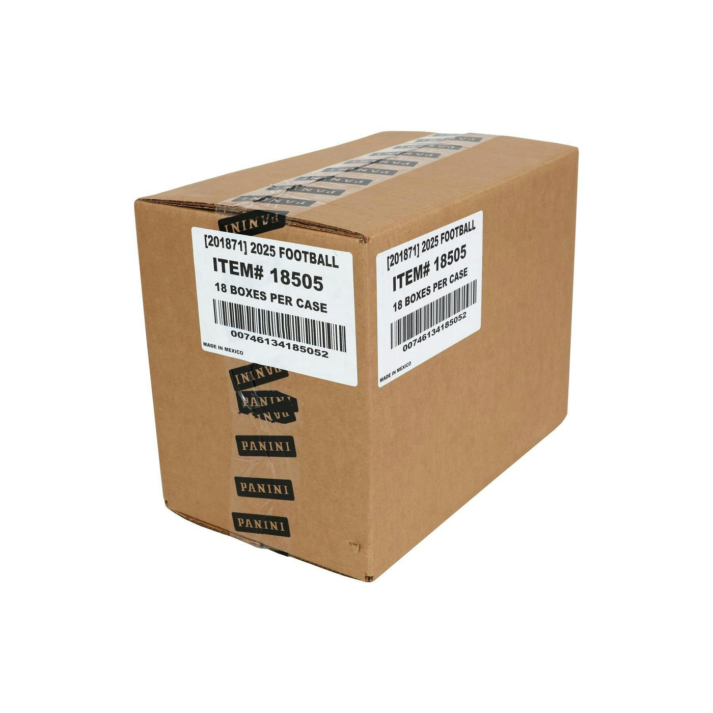 2025 Panini Donruss Football Hobby 18-Box Case
