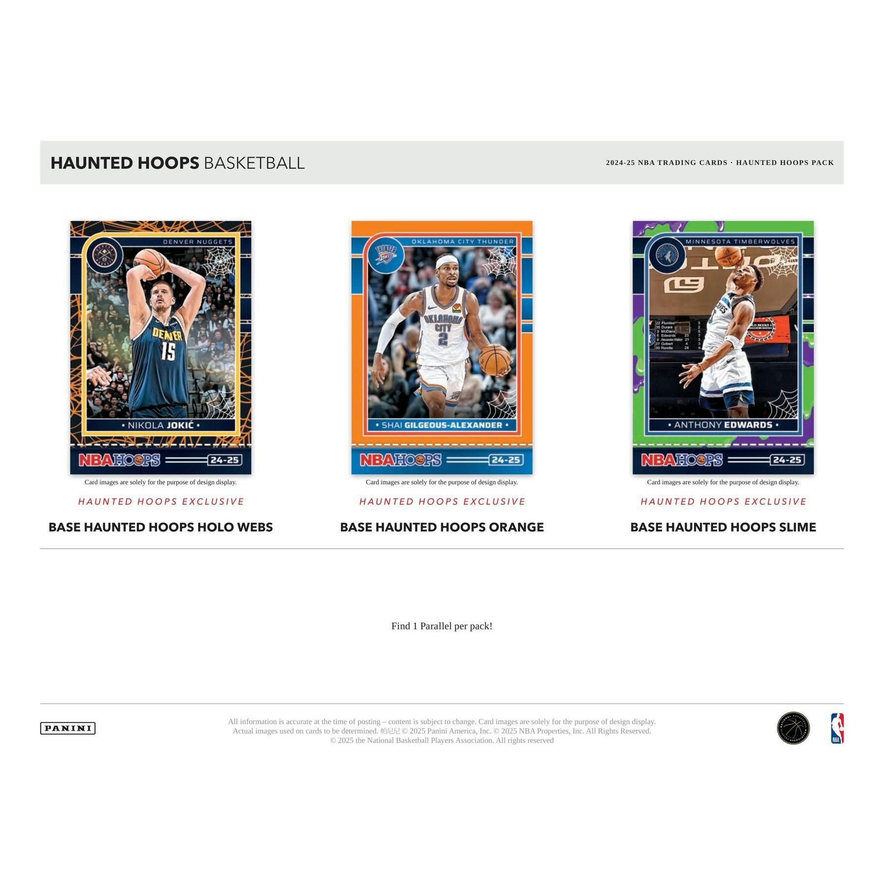 2024/25 Panini Haunted Hoops Halloween Basketball 40-Pack Box