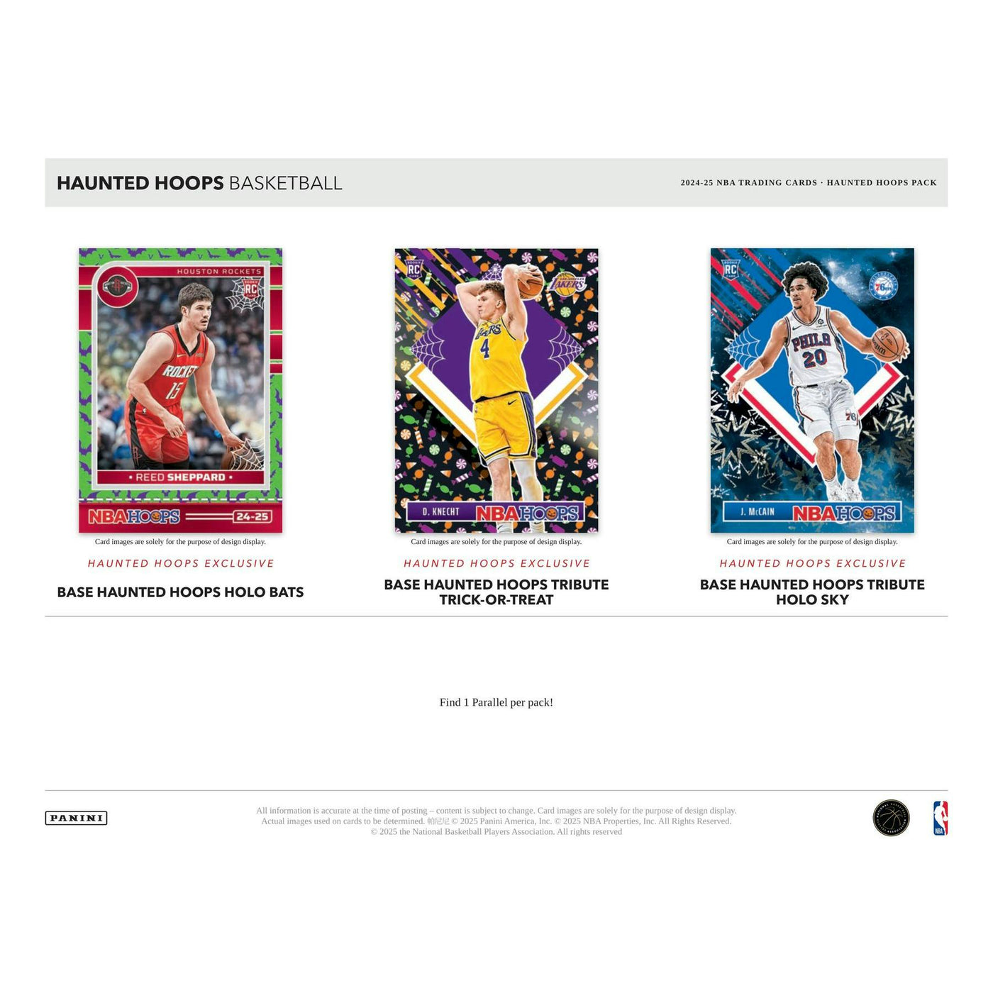 2024/25 Panini Haunted Hoops Halloween Basketball 40-Pack Box